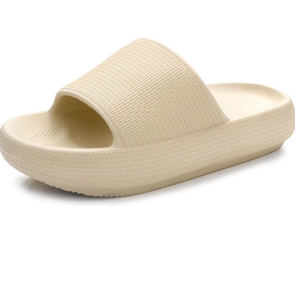 Pillow Slippers for Women and Men Arch Support Cloud Slides Recovery Foam Sandal